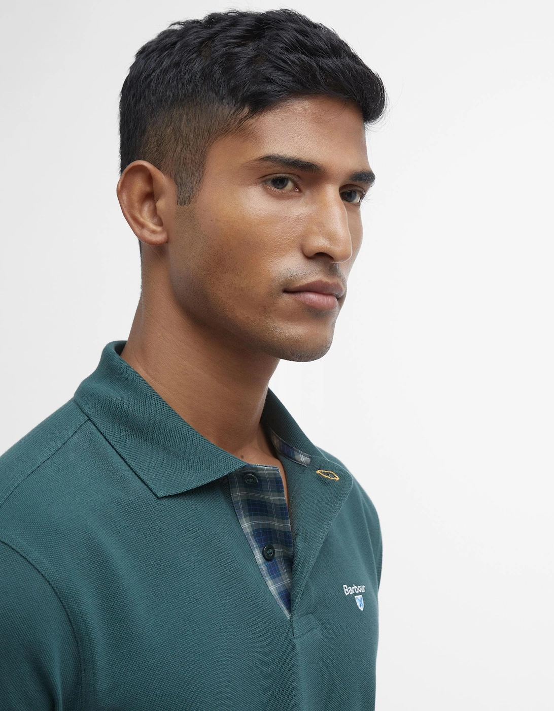 Tartan Pique Mens Polo S/S 25