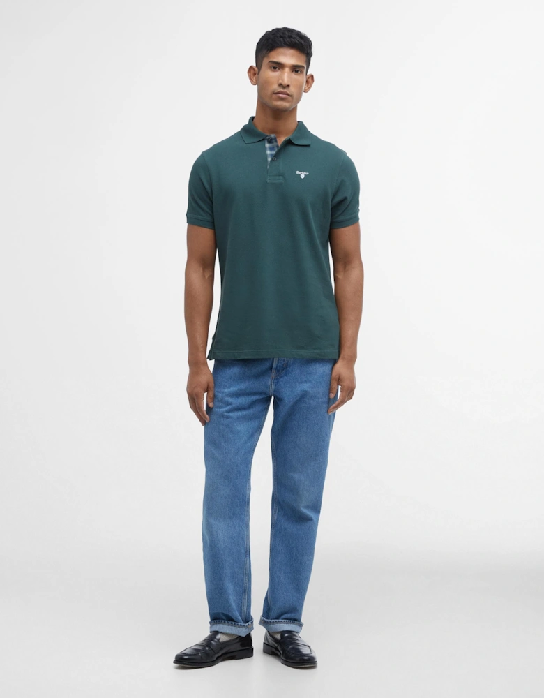 Tartan Pique Mens Polo S/S 25