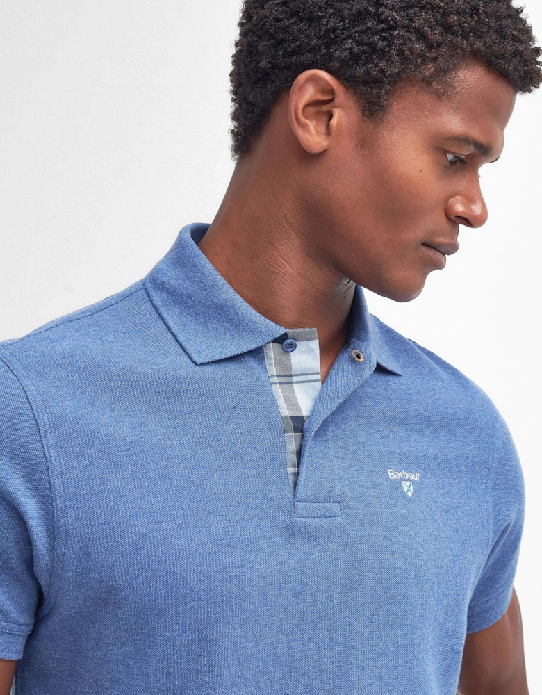 Tartan Pique Mens Polo S/S 25