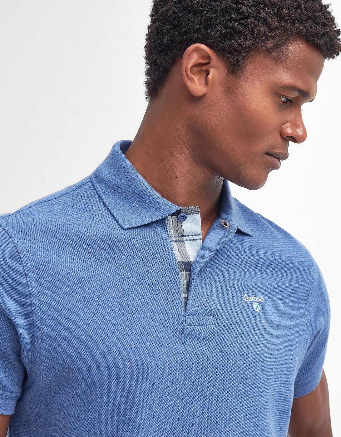 Tartan Pique Mens Polo S/S 25