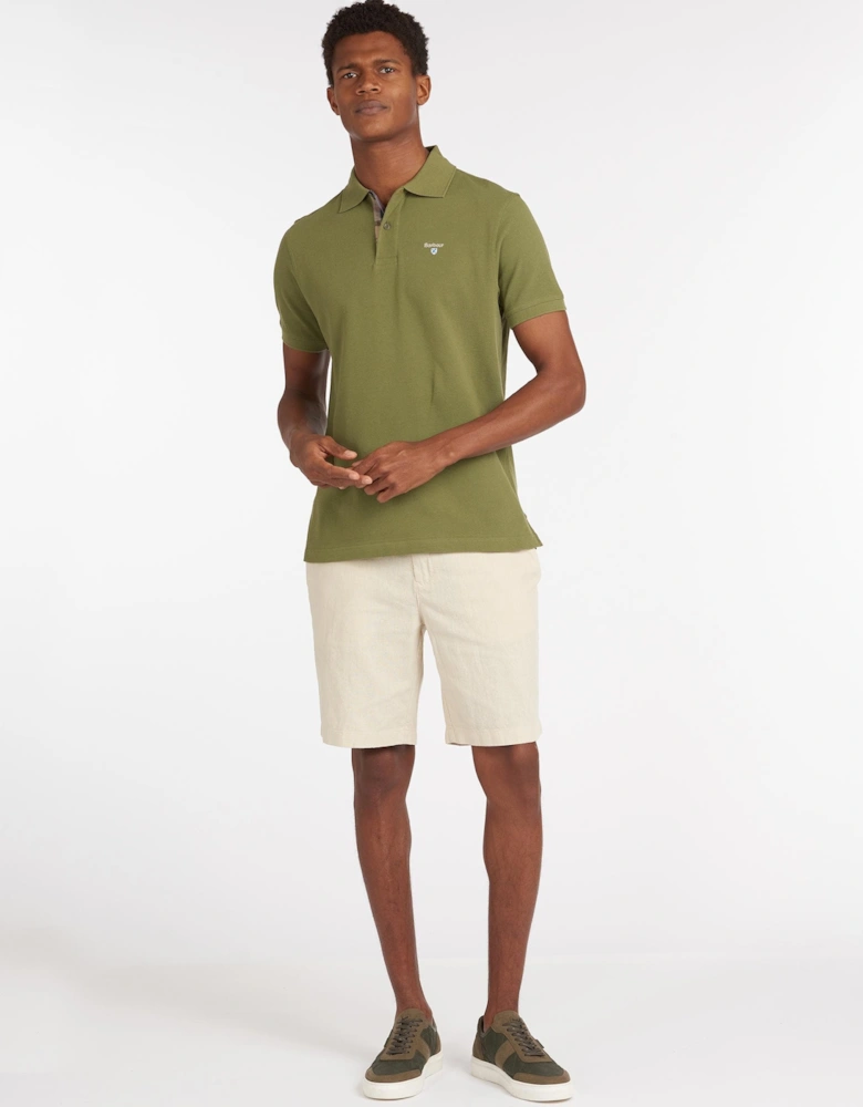 Tartan Pique Mens Polo S/S 25