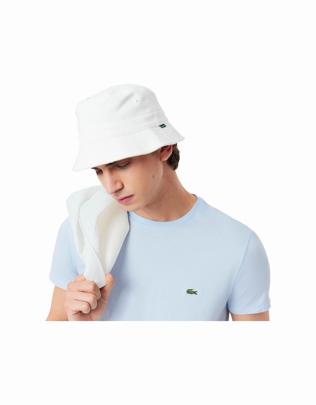 Cotton Pima Crew Neck T-Shirt Light Blue