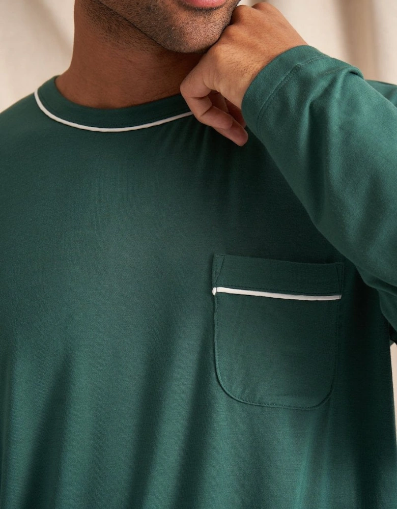 Bamboo Pyjama Set in Green