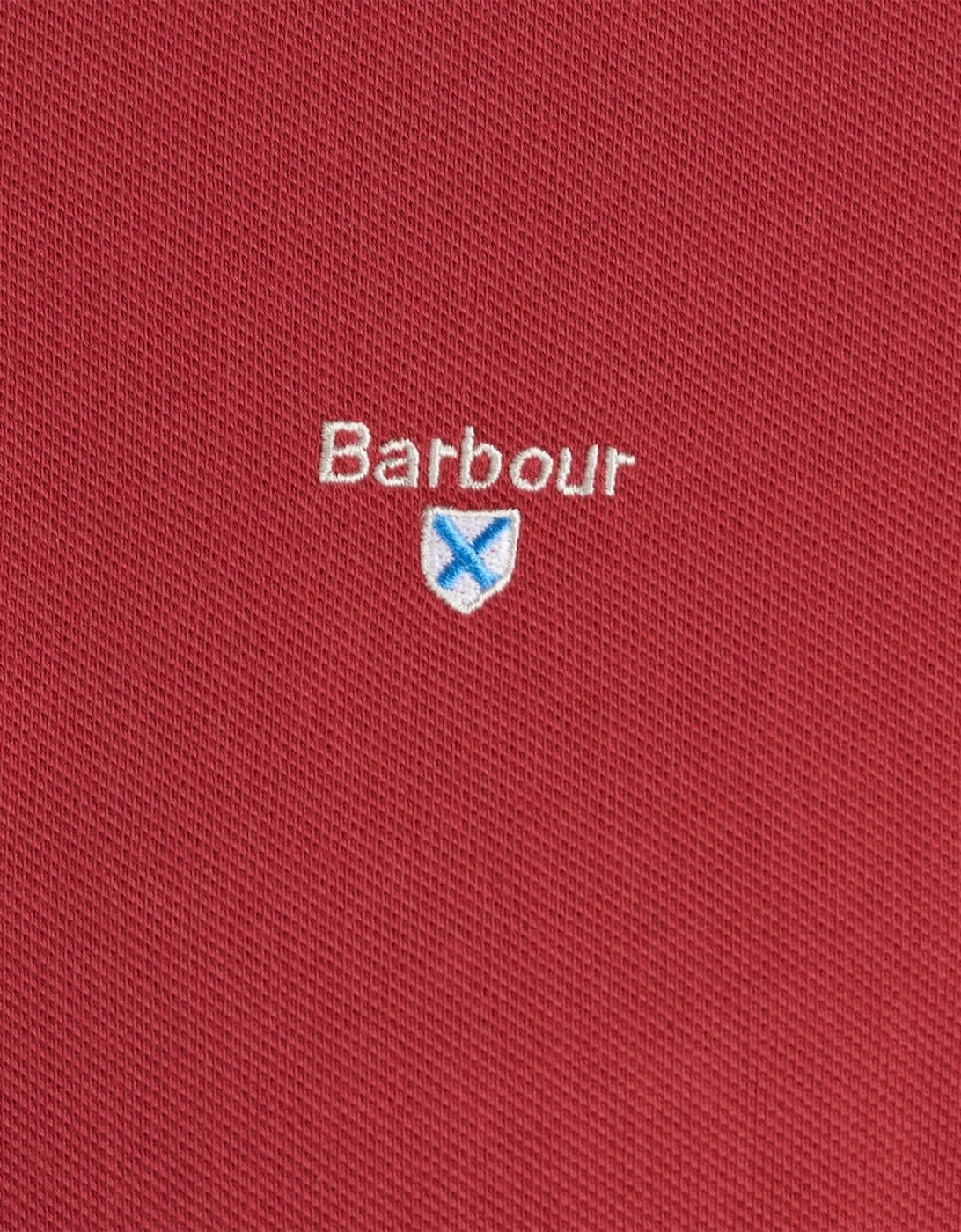 Mens Sports Polo Shirt biking red