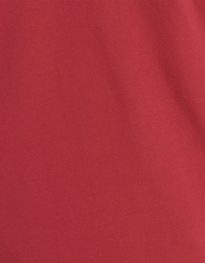 Mens Sports Polo Shirt biking red