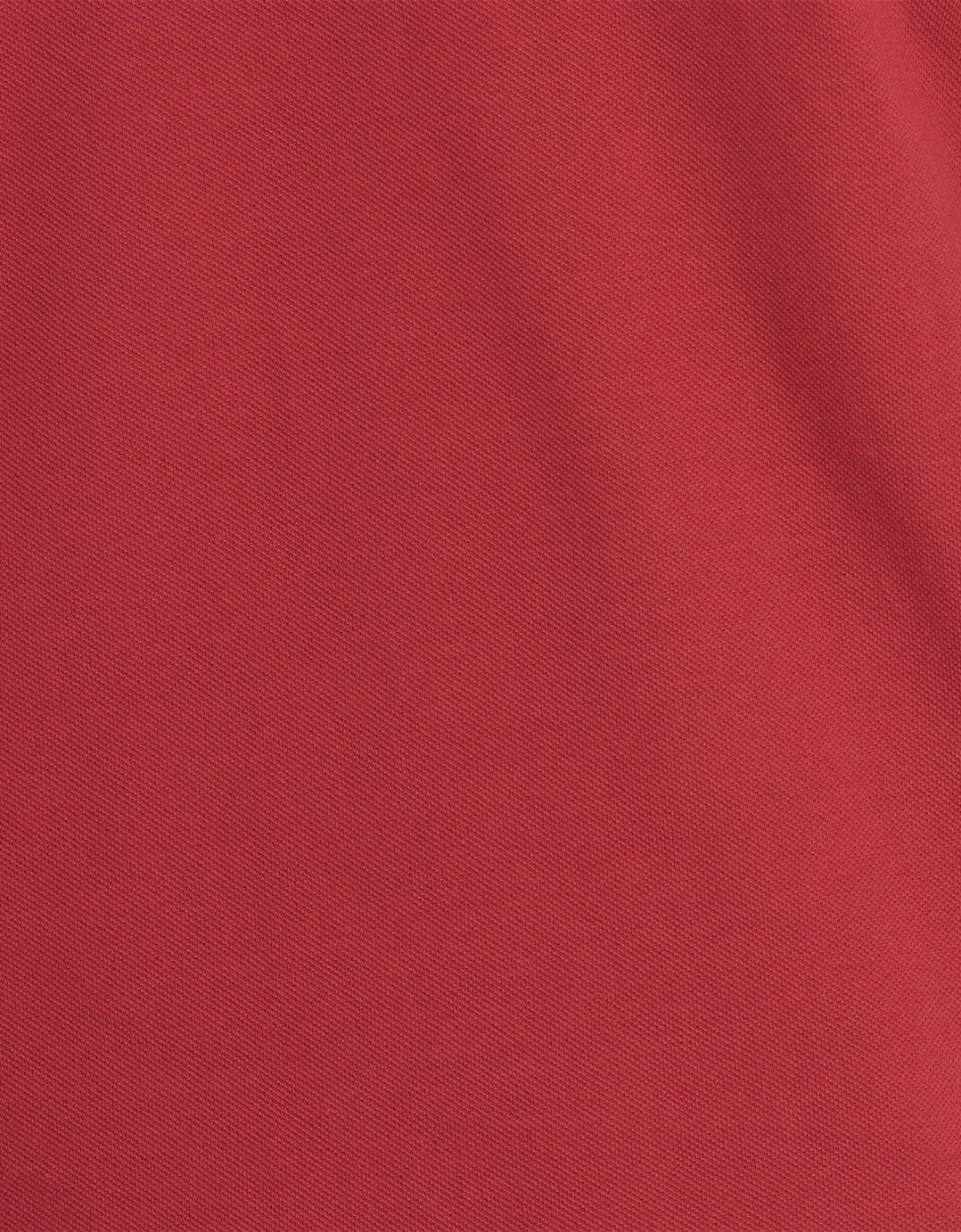 Mens Sports Polo Shirt biking red