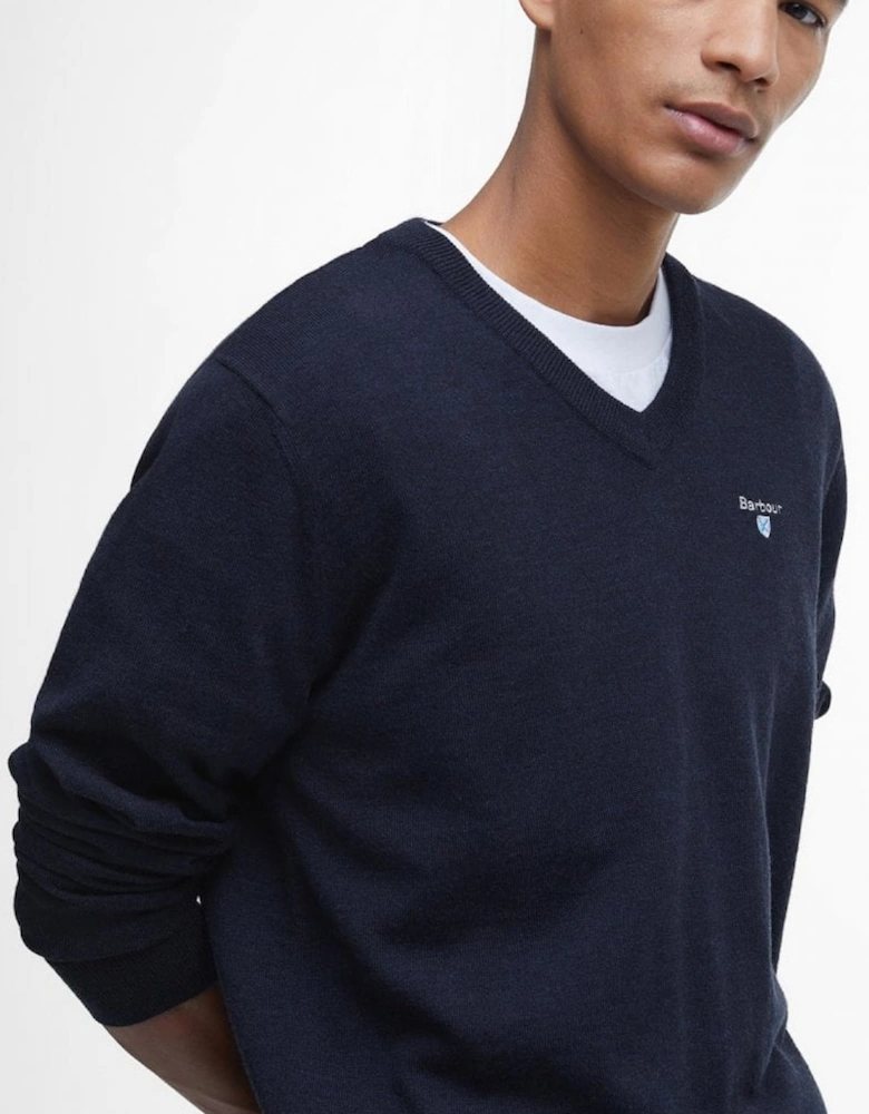 Mens Merino V-Neck Sweater