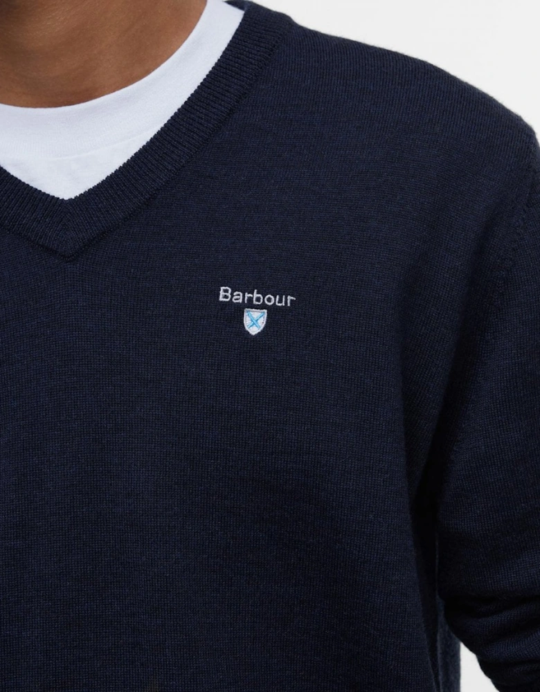 Mens Merino V-Neck Sweater
