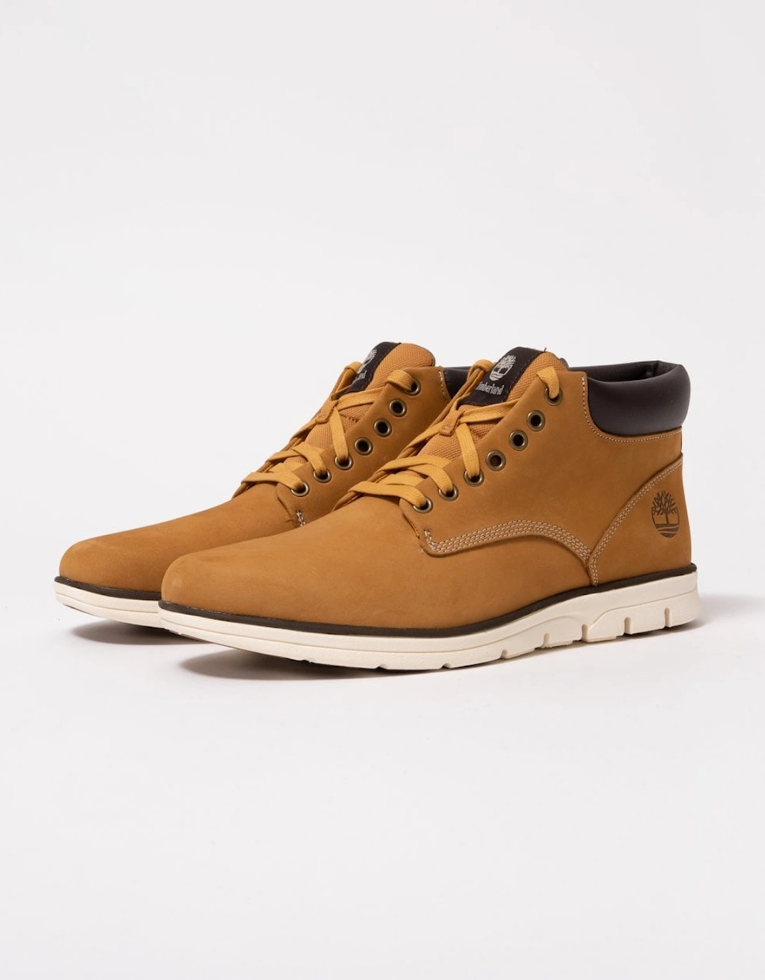 Men's Timberland Bradstreet Leather Mens Chukka Boot - Wheat Nubuck - Tan - Size: 10
