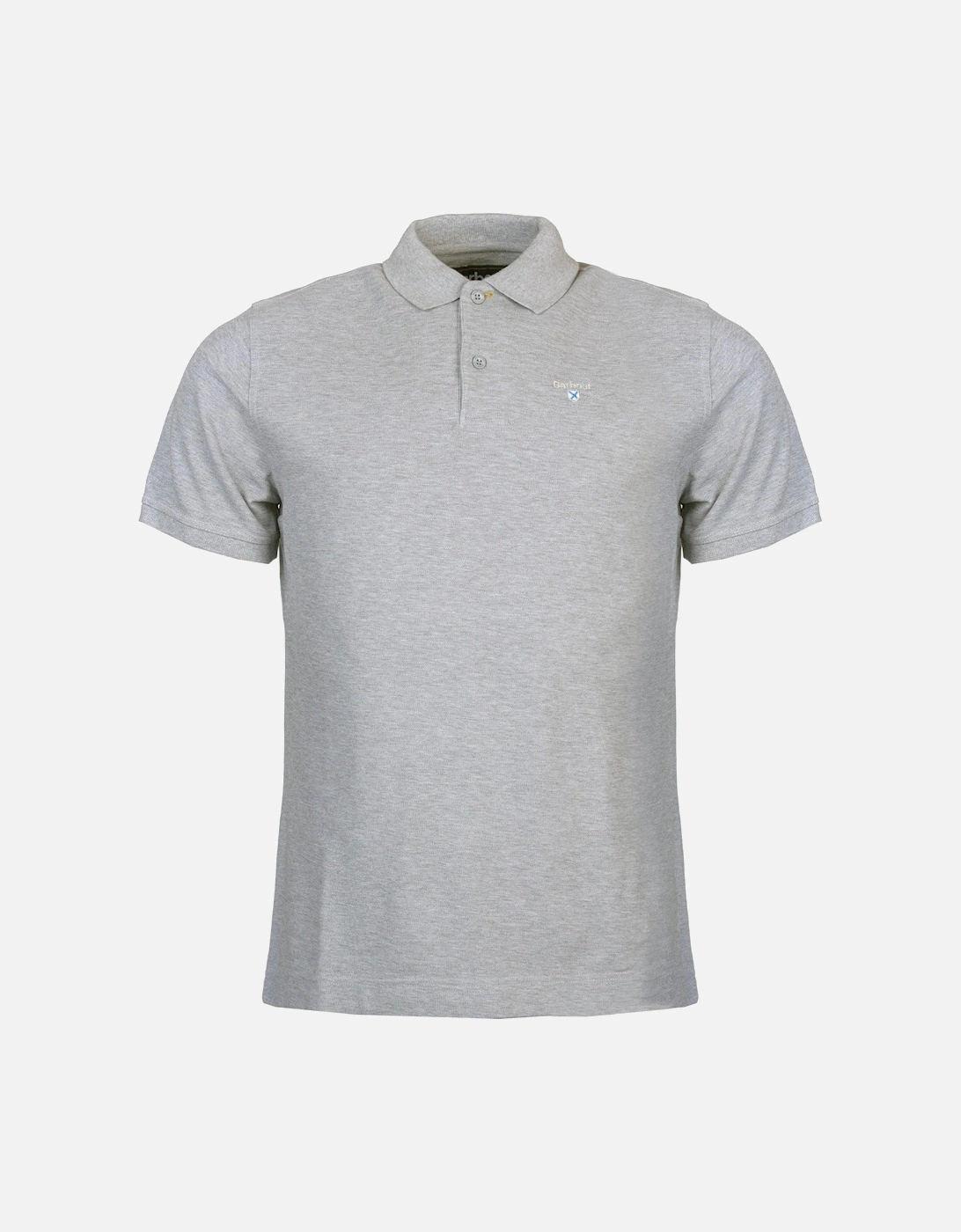 Mens Sports Polo Shirt grey Marl
