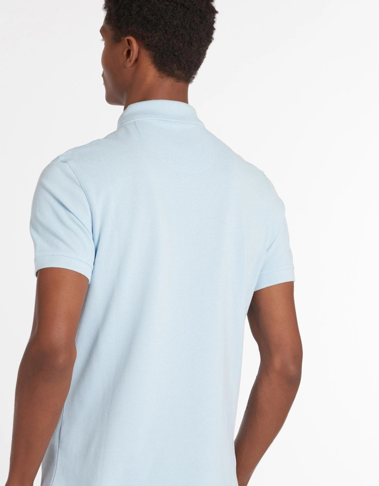 Mens Sports Polo Shirt sky