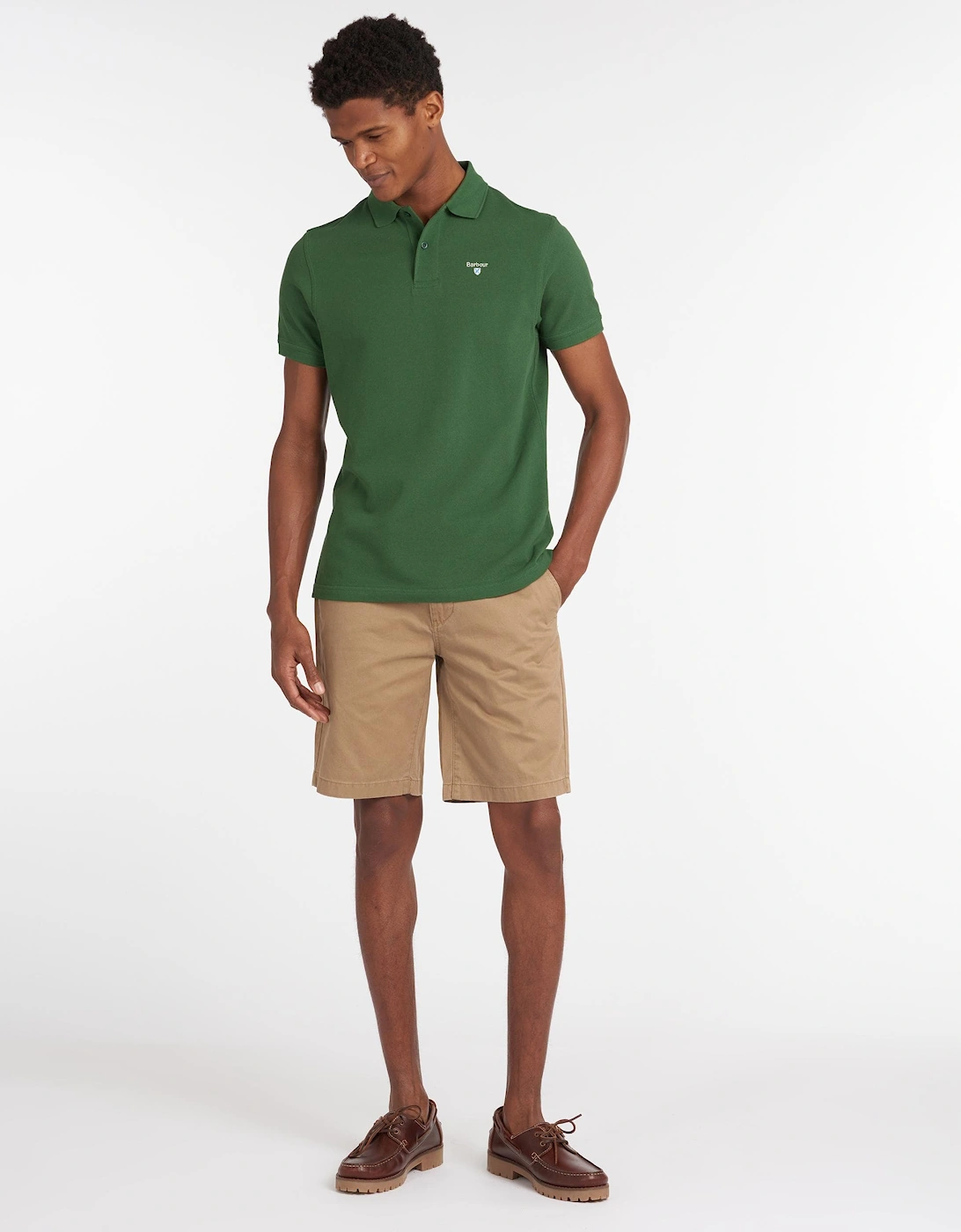 Mens Sports Polo Shirt racing green