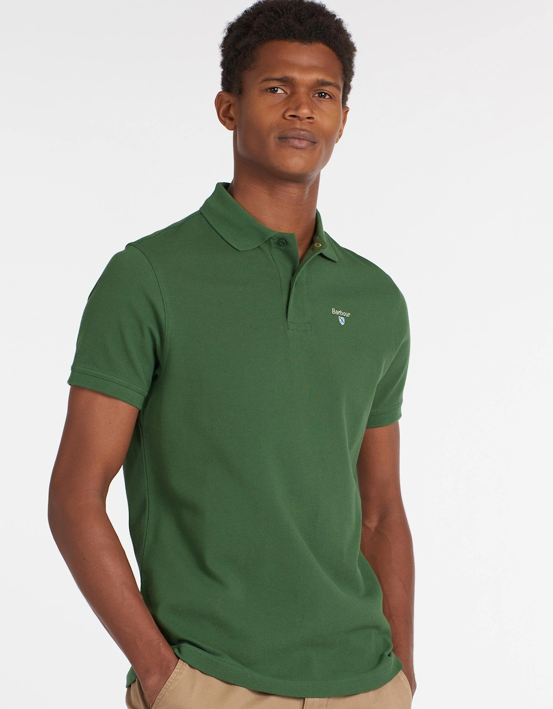 Mens Sports Polo Shirt racing green, 8 of 7