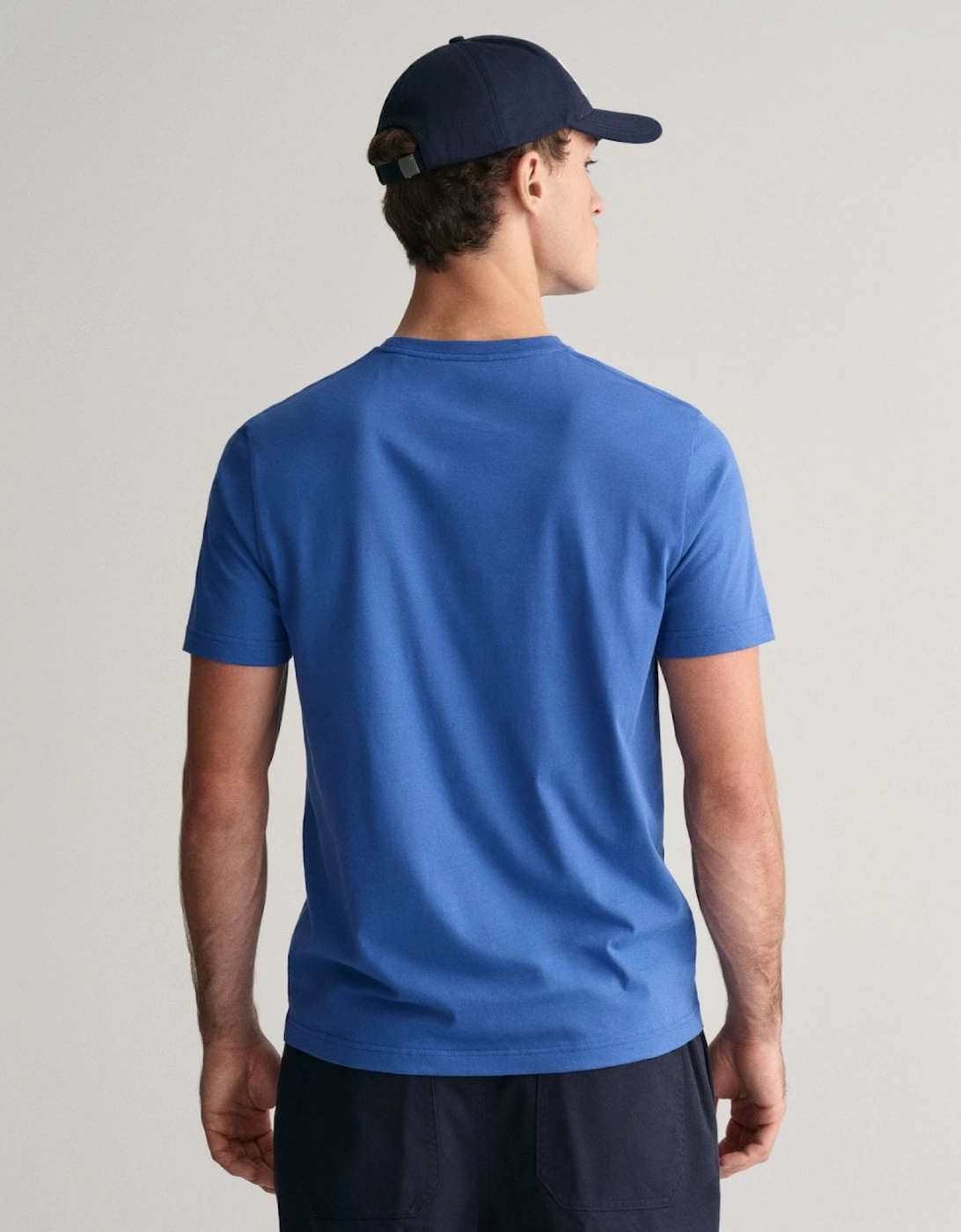 Mens Regular Fit Short Sleeve Shield Logo T-Shirt