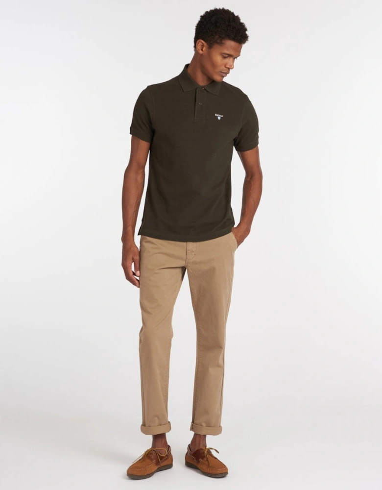 Tartan Pique Mens Polo