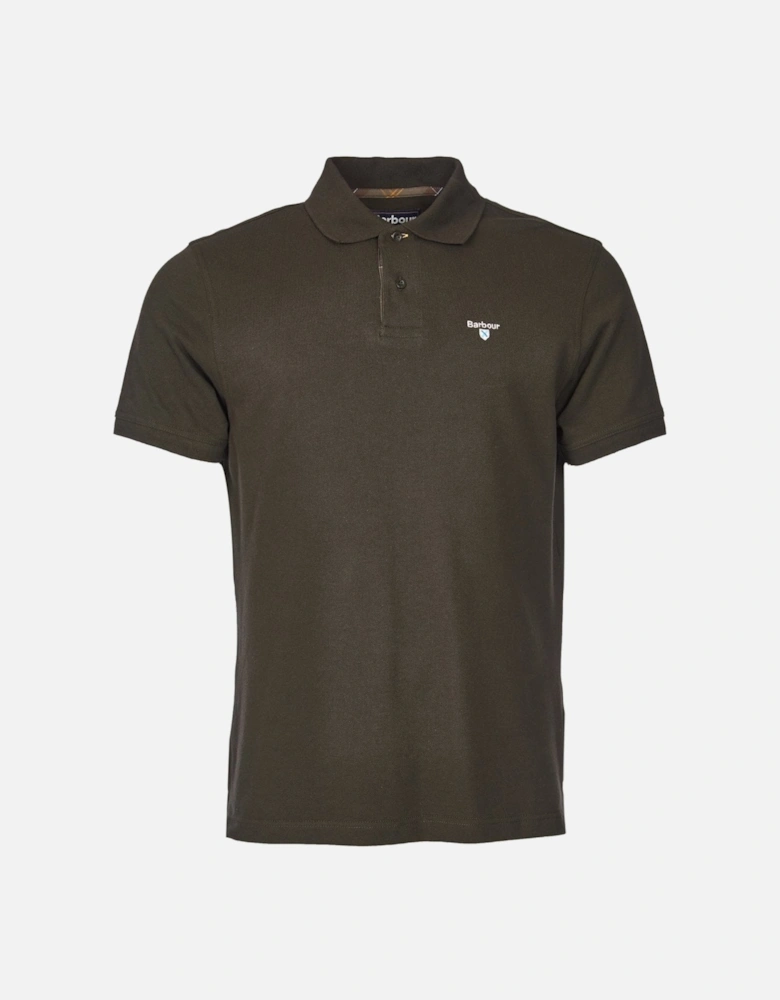 Tartan Pique Mens Polo