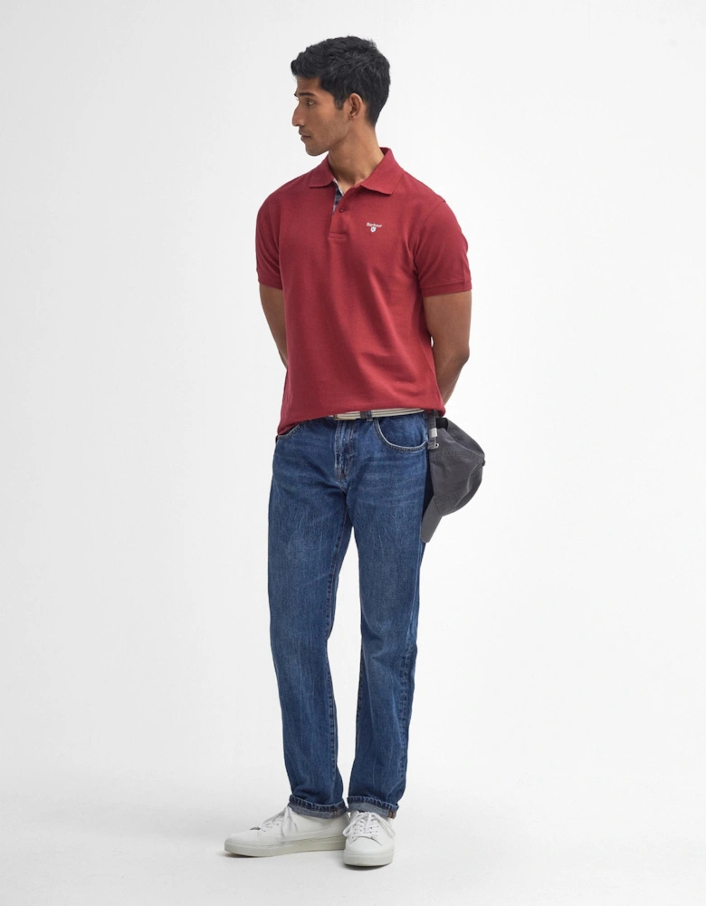 Tartan Pique Mens Polo