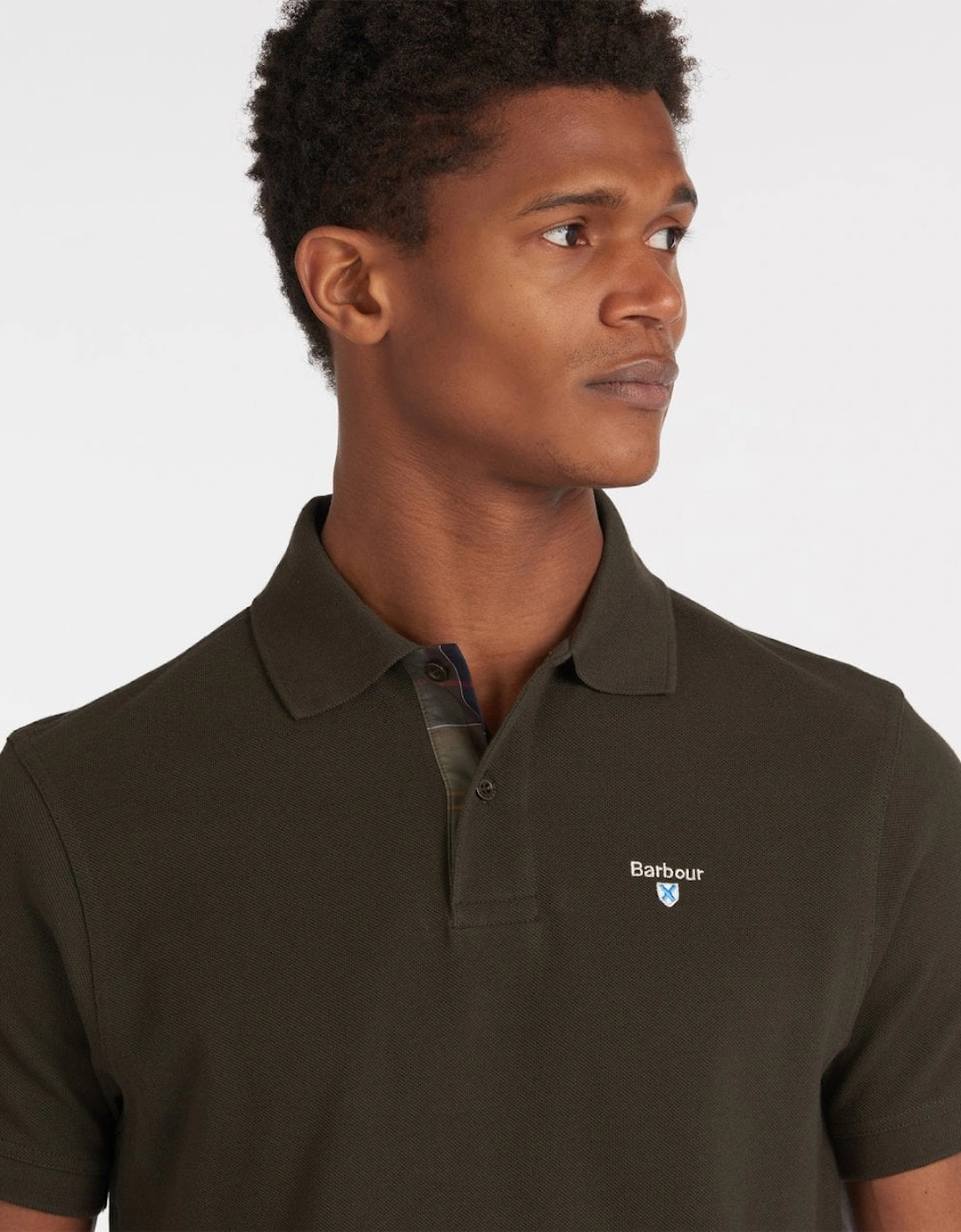 Tartan Pique Mens Polo