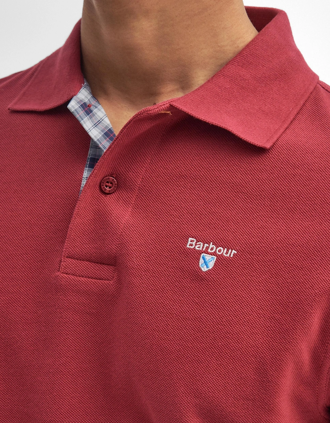 Tartan Pique Mens Polo