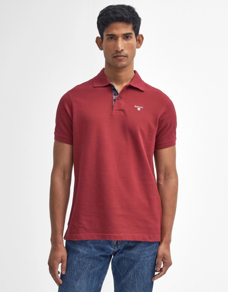 Tartan Pique Mens Polo