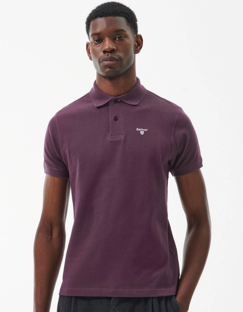 Tartan Pique Mens Polo