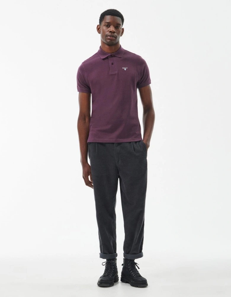 Tartan Pique Mens Polo