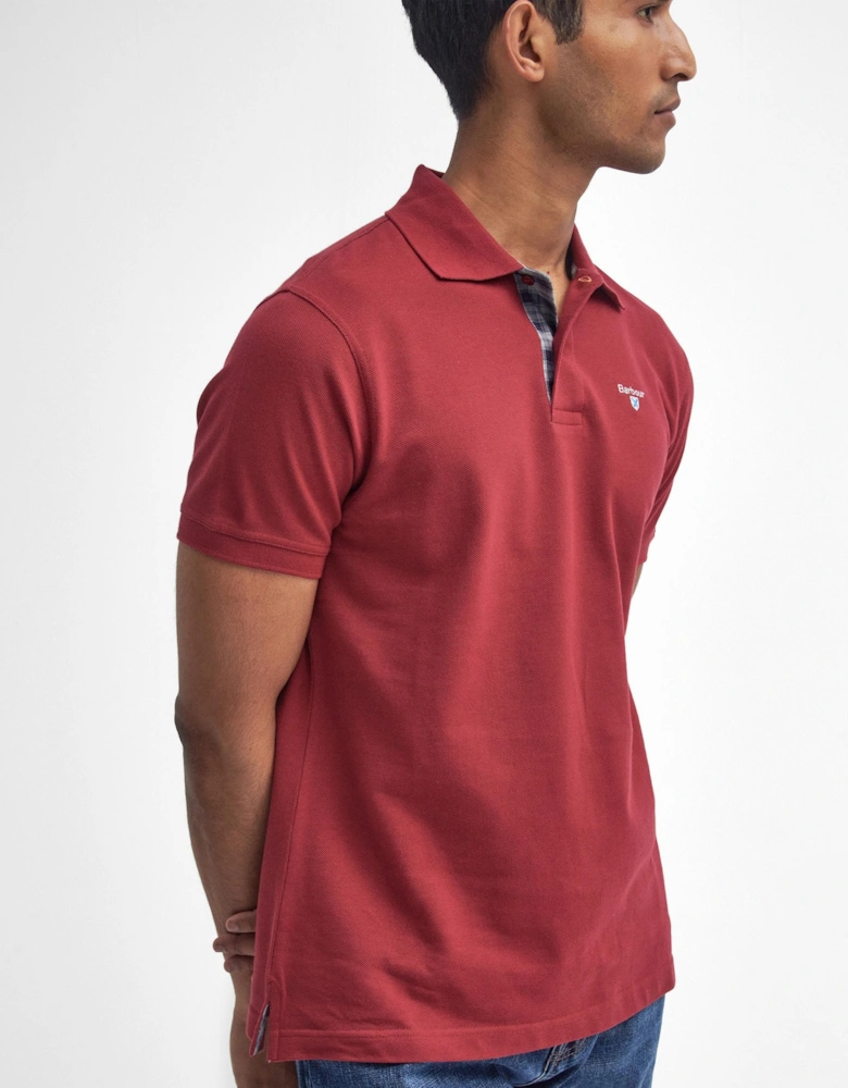 Tartan Pique Mens Polo