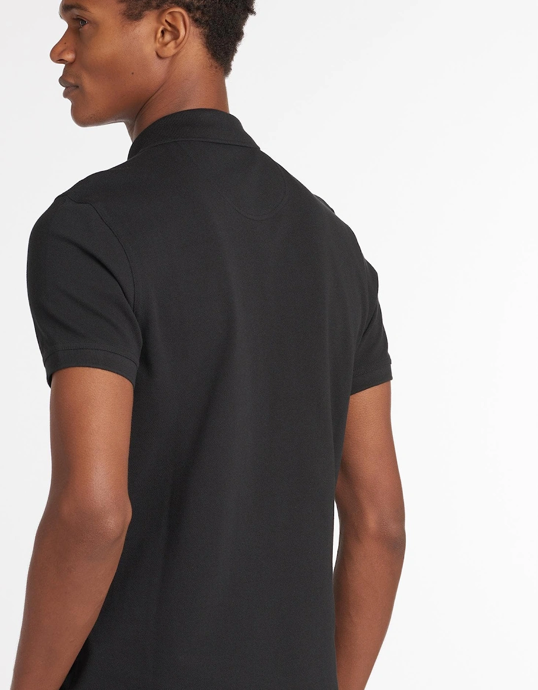 Mens Sports Polo Shirt black