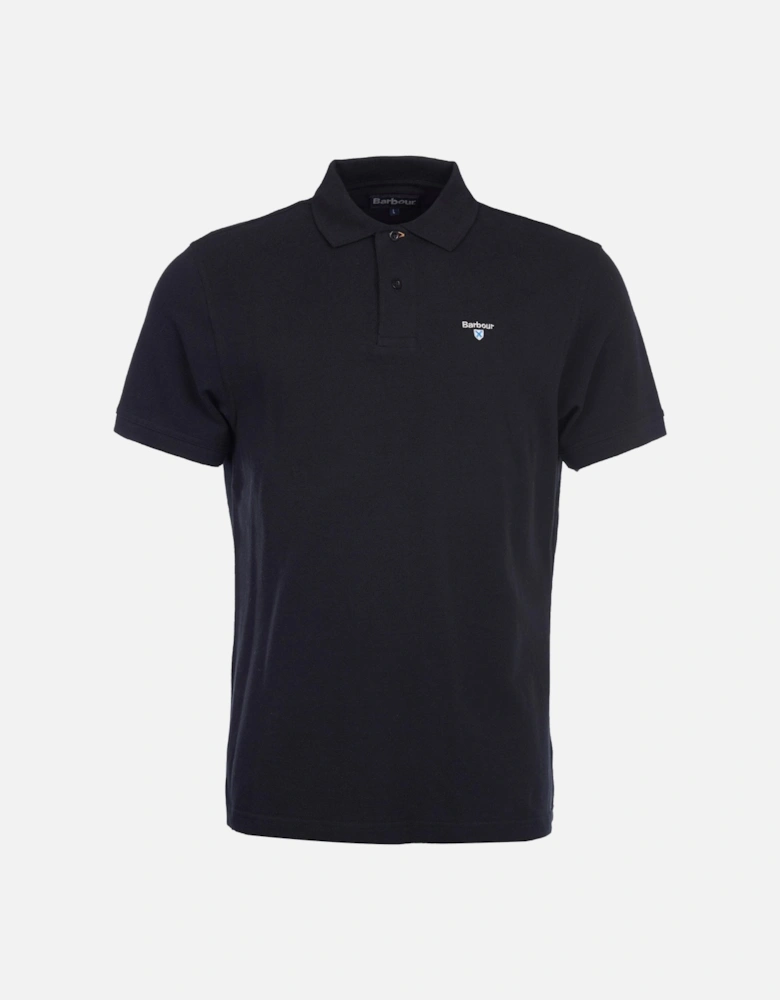 Mens Sports Polo Shirt black