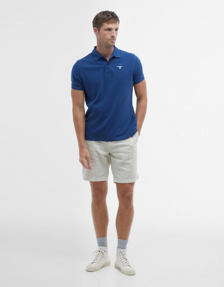 Mens Sports Polo Shirt deep blue