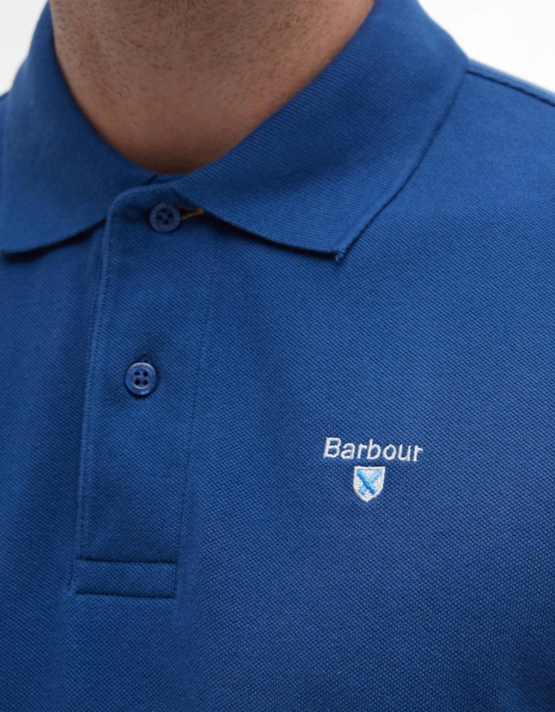 Mens Sports Polo Shirt deep blue