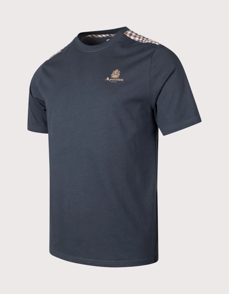 Club Check Details T-Shirt