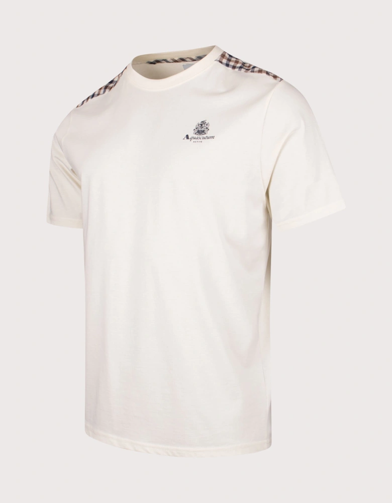 Club Check Details T-Shirt