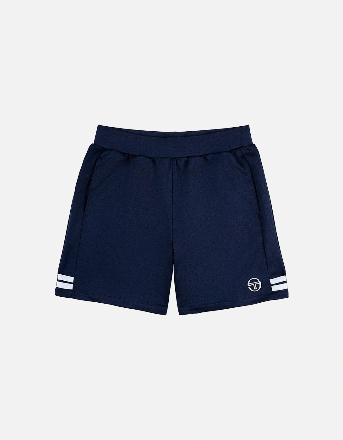 Sergio Tacchini Men's Navy New Orion Shorts Maritime Blue/White - - : 37/36/32 Xl