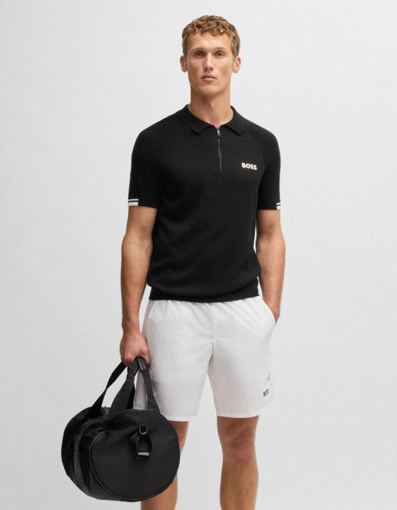 BOSS Green K-Perform Max Mens Zip Placket Polo Shirt