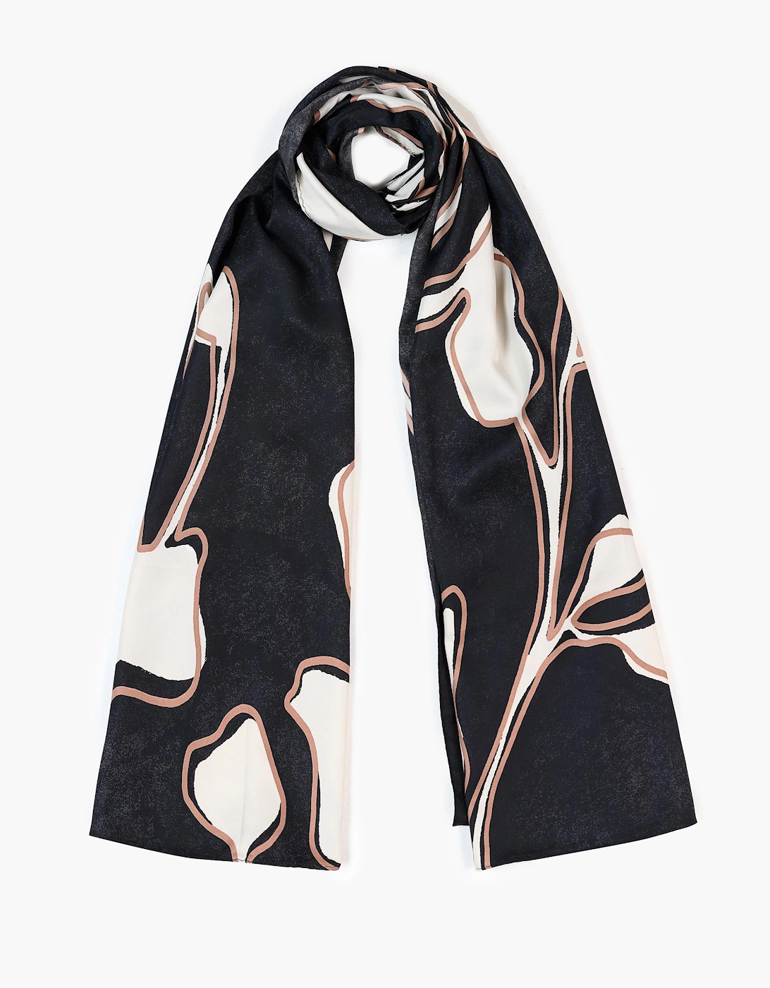 Tutti & Co Women's Black Wildflower Scarf