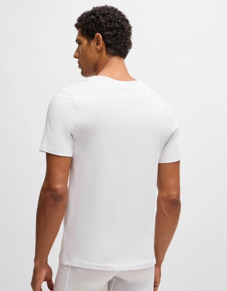 BOSS Orange 3-Pack Mens V-Neck Underwear T-Shirts in Cotton Jersey