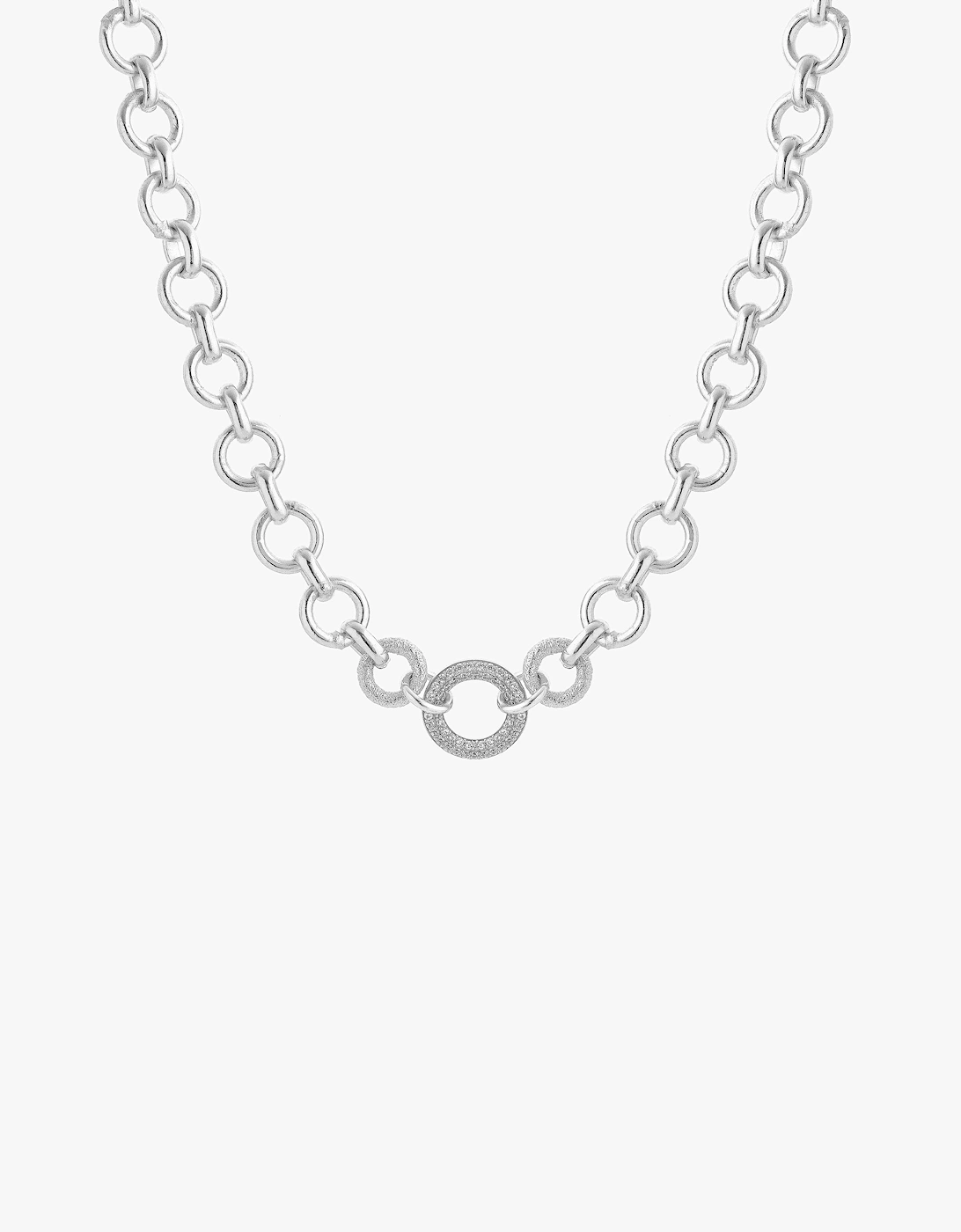 Tutti & Co Women's Silver Grand Necklace