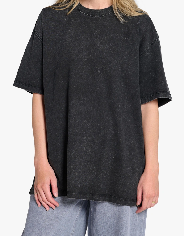 Dark Grey Acid Wash T-shirt