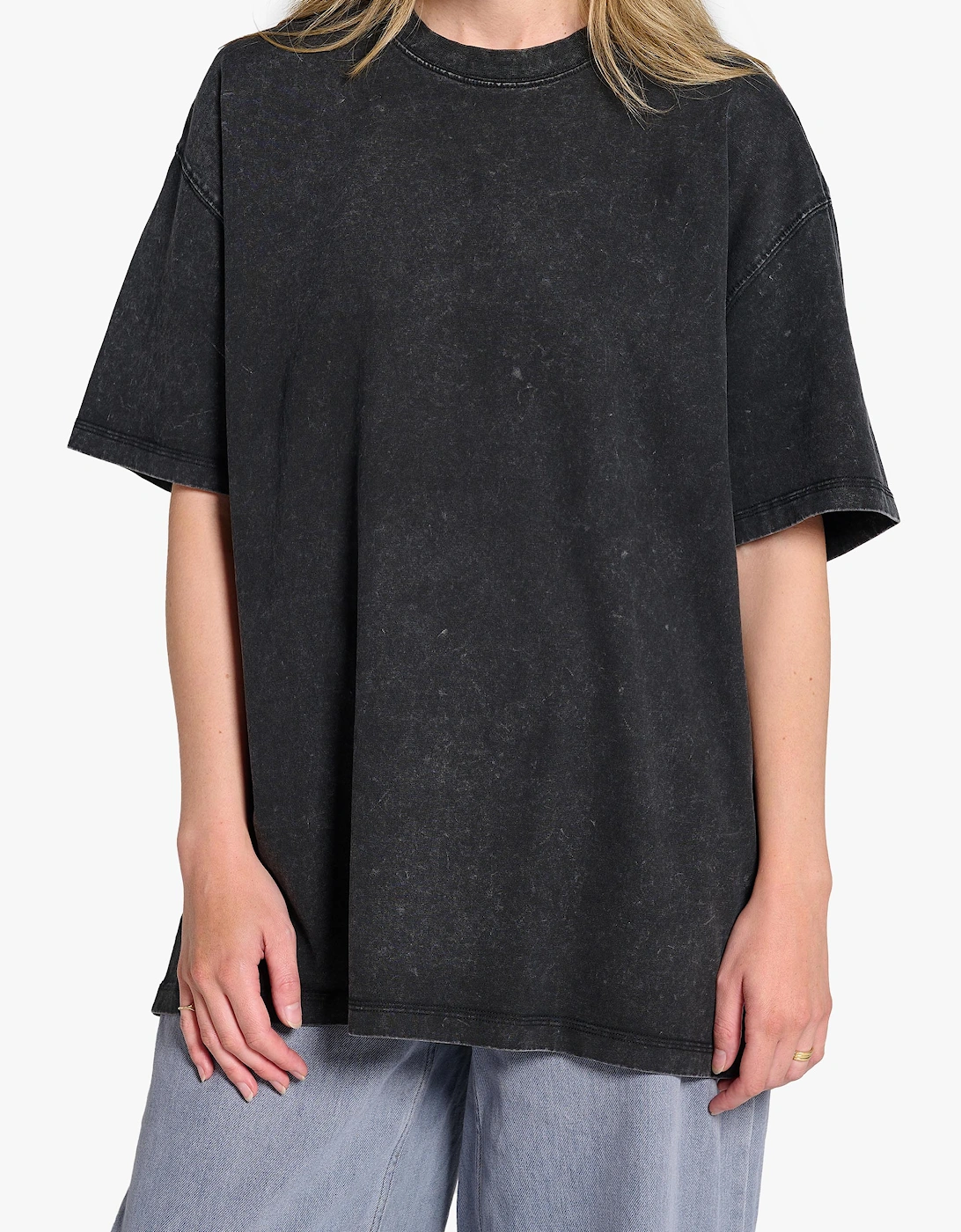 Dark Grey Acid Wash T-shirt, 4 of 3