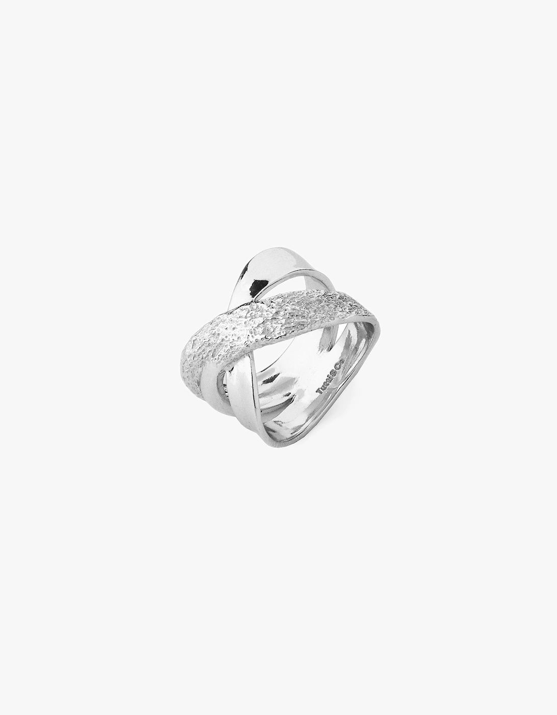 Tutti & Co Women's Silver Camden Ring