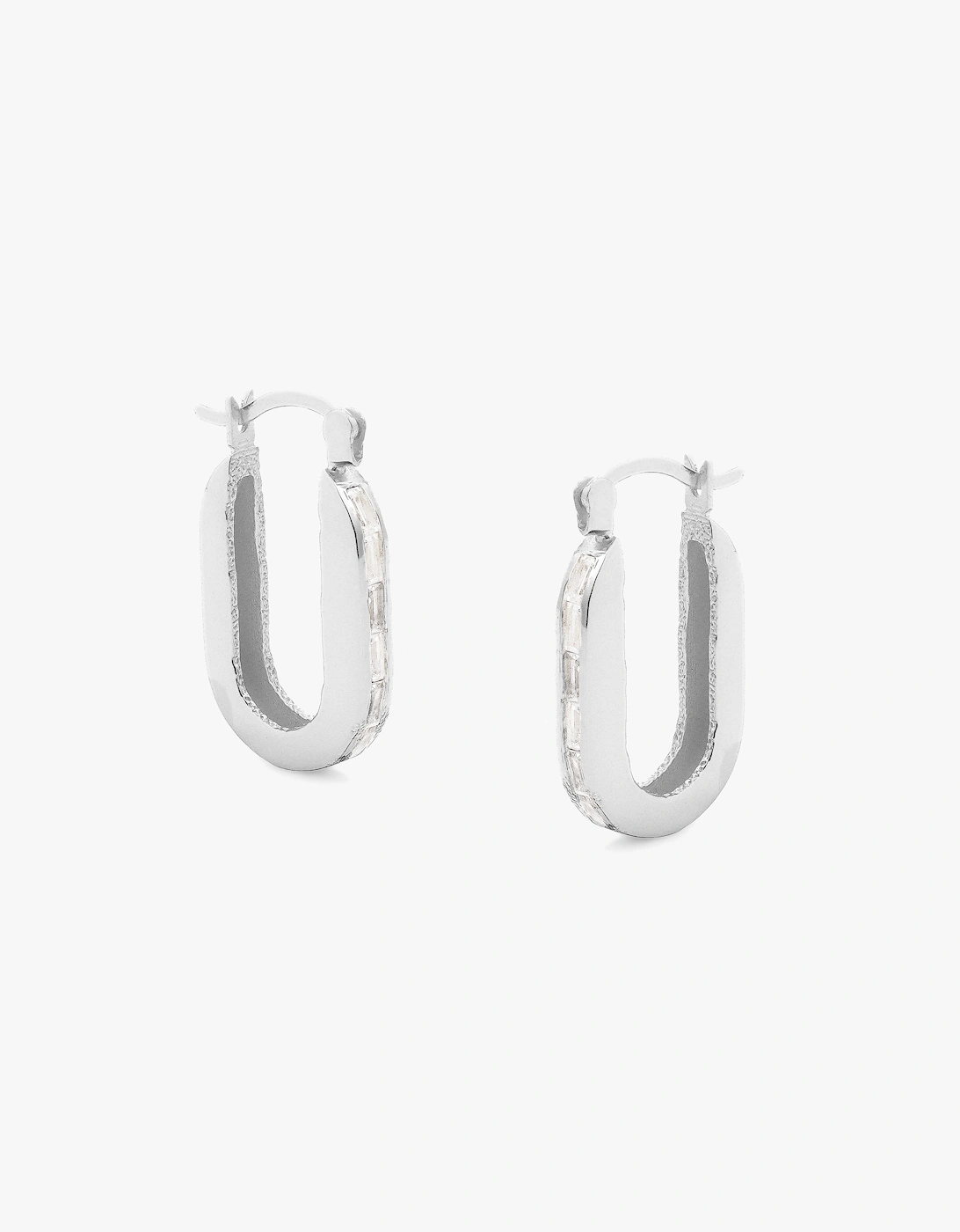 Tutti & Co Women's Silver Glisten Earrings
