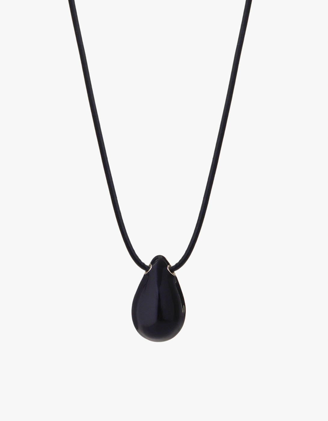 Hush Necklace Black Enamel, 8 of 7