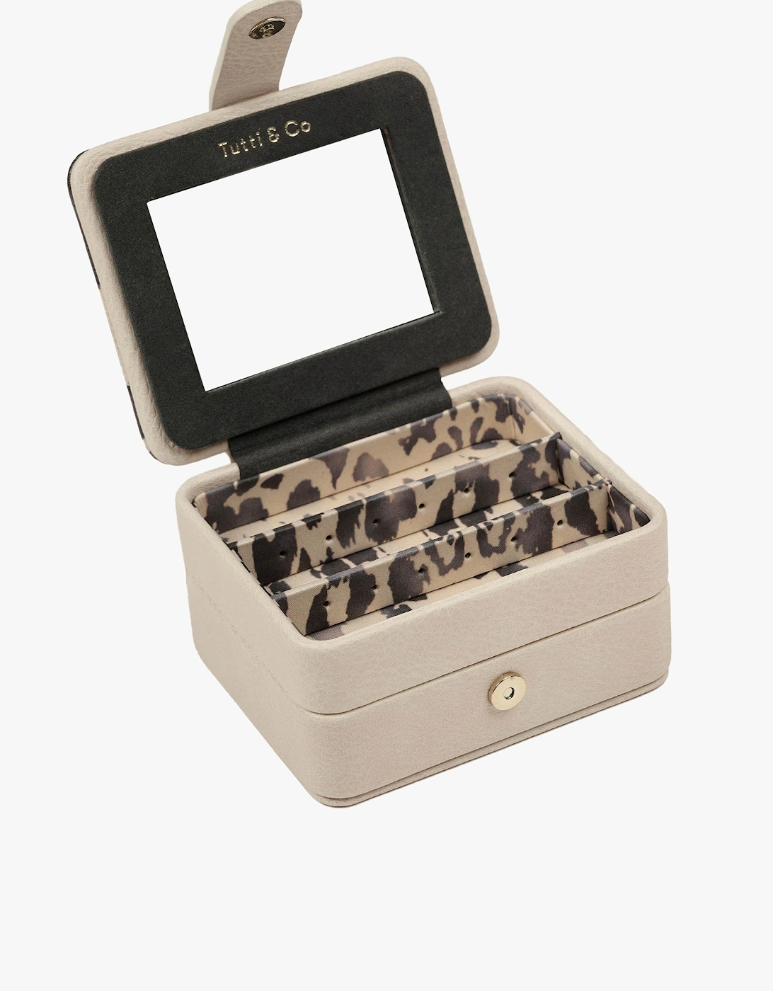 Tutti & Co Women's Leopard Small Jewellery Box