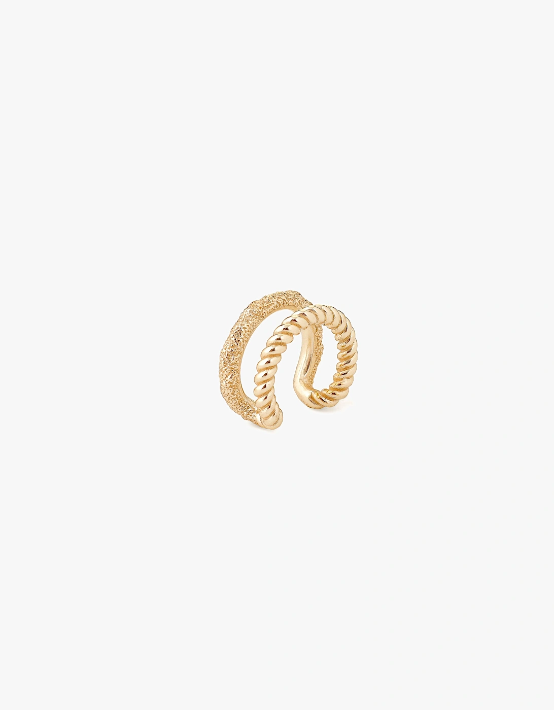 Tutti & Co Women's Braid Ear Cuff - Gold
