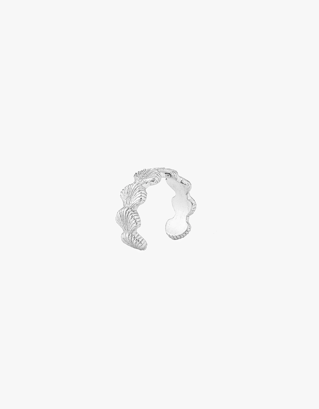 Tutti & Co Women's Shell Ear Cuff - Silver