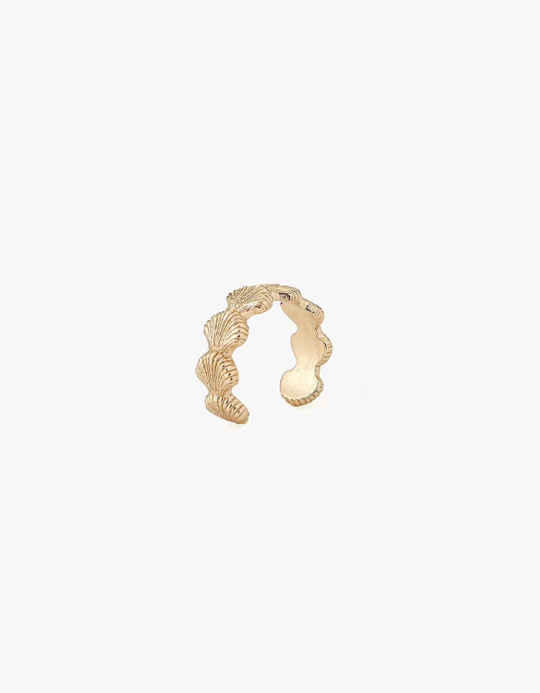 Tutti & Co Women's Shell Ear Cuff - Gold