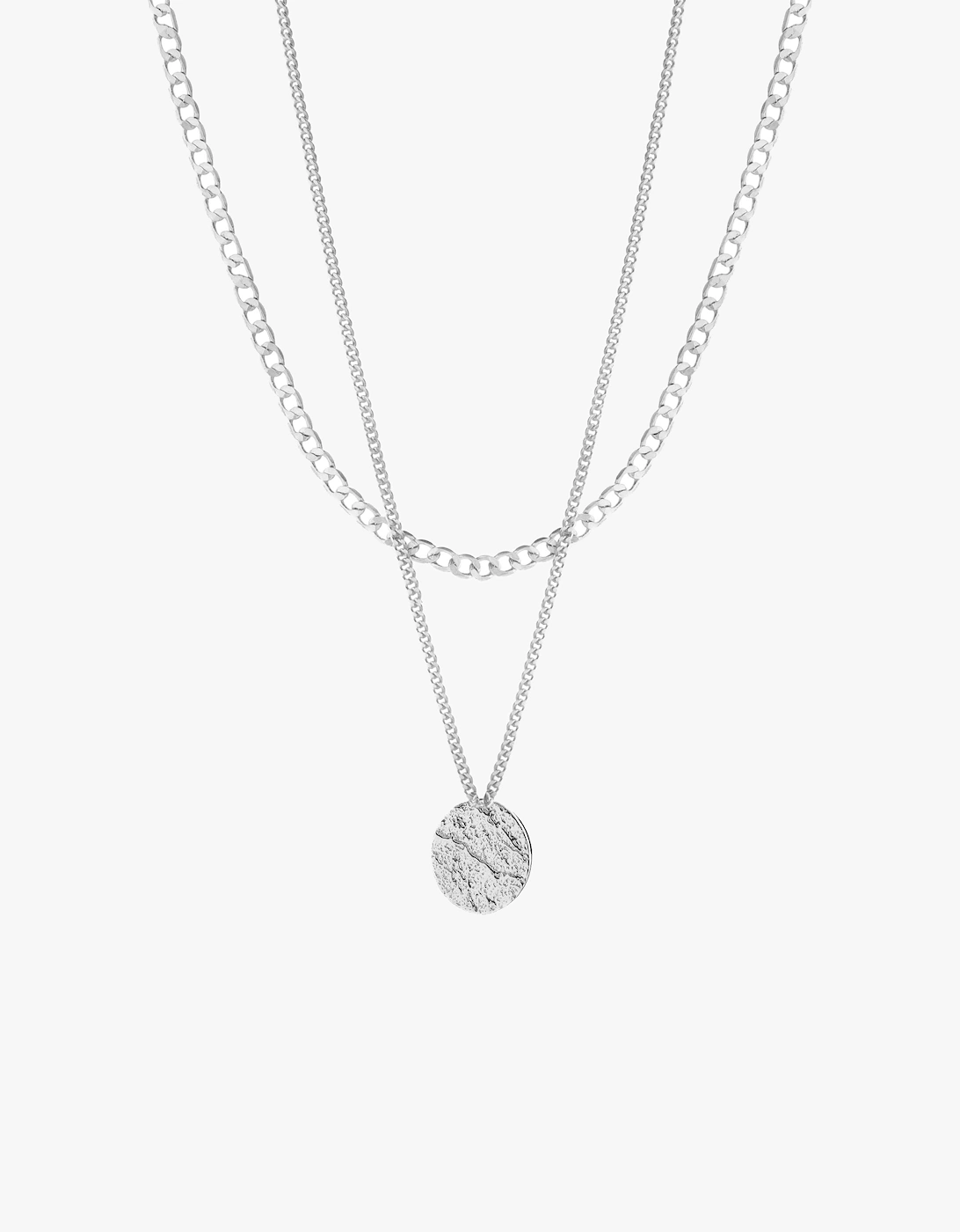 Tutti & Co Women's Silver Shale Necklace