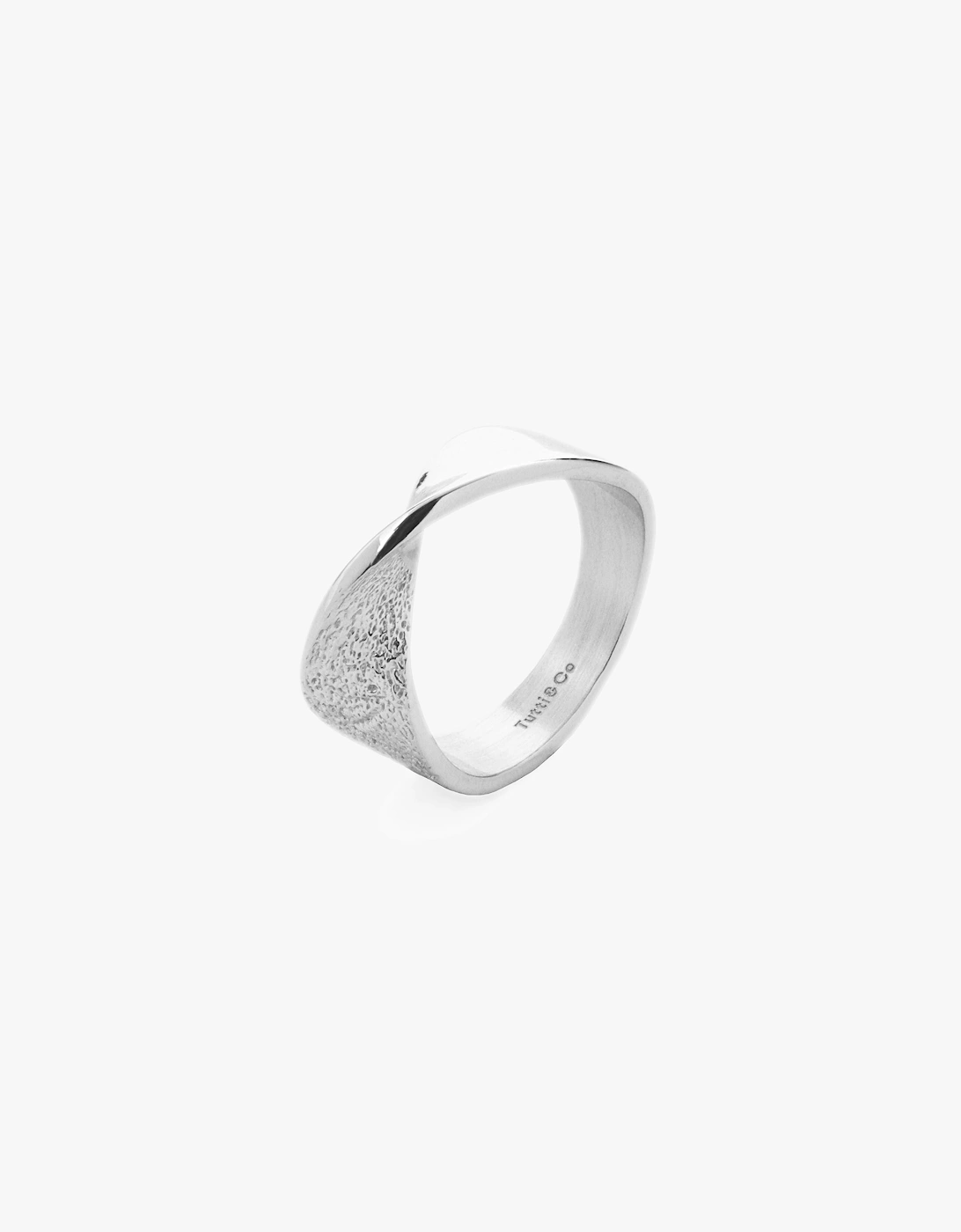 Tutti & Co Women's Silver Shore Ring