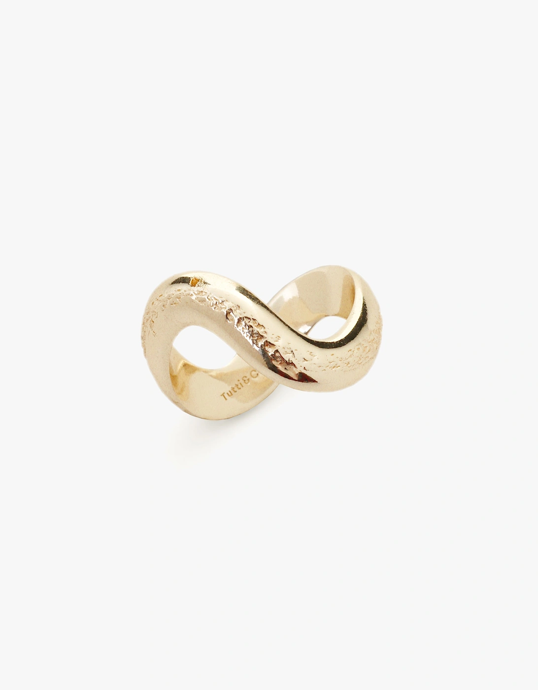 Tutti & Co Women's Gold Shadow Ring